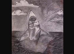 Florinda Ke Sophie - Hai, Graphit, 30 x 40 cm, Papier, gerahmt, 2007