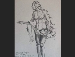 Florinda Ke Sophie - Mi&szlig;lungener Traum des D&uuml;rer, Graphit, 20 x 30 cm, Papier, 2006