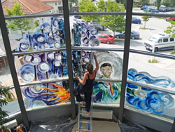 Florinda Ke Sophie - Live action painting