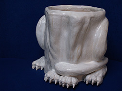 Florinda Ke Sophie - Panthervase, Keramik, H-32 cm, B-43 cm, T-40 cm, 2013