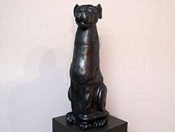 Florinda Ke Sophie - Der Panther, Keramik, dreiteilig, H-84 cm, B-29 cm, T-30 cm, 2014