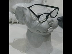 Florinda Ke Sophie - My Pearle, Keramik, wei&szlig;, H-20 cm, B-14 cm, T-14 cm, 2013