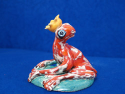 Florinda Ke Sophie, Vielleicht kommt sie n&auml;chste Woche auch wieder zum Yoga-Kurs, Keramik, H-9 cm, B-20 cm, T-9 cm, 2013