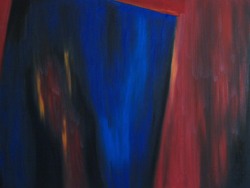 Florinda Ke Sophie - Abwesenheit von Licht I., &Ouml;l auf Leinwand, 90 x 120 cm, 2007