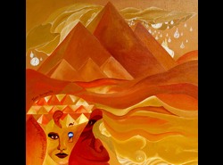 Florinda Ke Sophie - Terra incognita, Acryl auf Leinwand, 80 x 80 cm, 2004