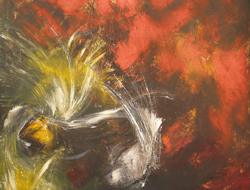 Florinda Ke Sophie - We had a party, &Ouml;l auf Leinwand, 100 x 120 cm, 2008