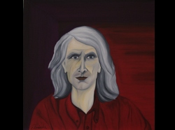 Florinda Ke Sophie - Portrait ohne Modell, &Ouml;l auf Leinwand, 60 x 60 cm, 2009