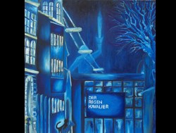 Florinda Ke Sophie - Rizla - Aussicht auf Graz, &Ouml;l auf Leinwand, 40x40 cm, 2009