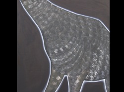 Florinda Ke Sophie - Der Planetenfresser, &Ouml;l auf Hartfaserplatte, 160 x 160 cm, 2009