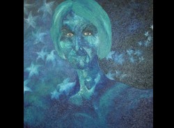 Florinda Ke Sophie - Der Alchimist, &Ouml;l auf Leinwand, 80 x 80 cm, 2010