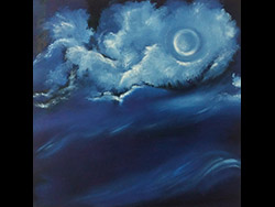 Florinda Ke Sophie - Baywatch 5 - The fishermans friend, &Ouml;l auf Leinwand, 67 x 67 cm, 2017