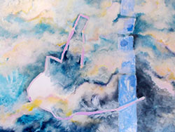 Florinda Ke Sophie - In between the light, Acryl auf Leinwand, 80 x 100 cm, 2015