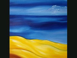 Florinda Ke Sophie - Baywatch 13, 40 x 40 cm, 2018