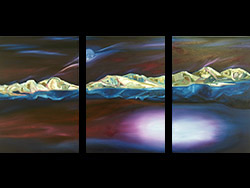 Florinda Ke Sophie - Die Panther kommen 1, &Ouml;l auf Leinwand, 3 x 50 x 70 cm, 2014