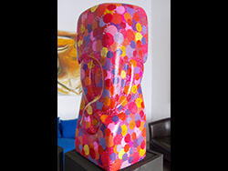 Florinda Ke Sophie - Elefantissimo, Skulptur, Ytong lackiert, H-60 cm, B-25 cm, T-20 cm, 2007